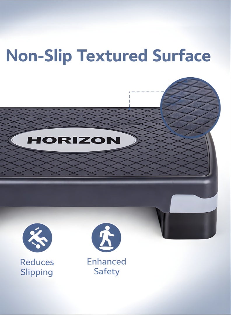 Horizon Adjustable Stepper for Home Exercise, Ultimate Non-Slip Aerobic Stepper Take Your Workout to the Next Level for Exercise, Sturdy & Durable Stepper for Cardio, Strength Training & Weight Loss - Image 5